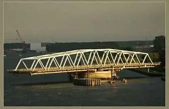 old bridge over the gent-terneuzen canal