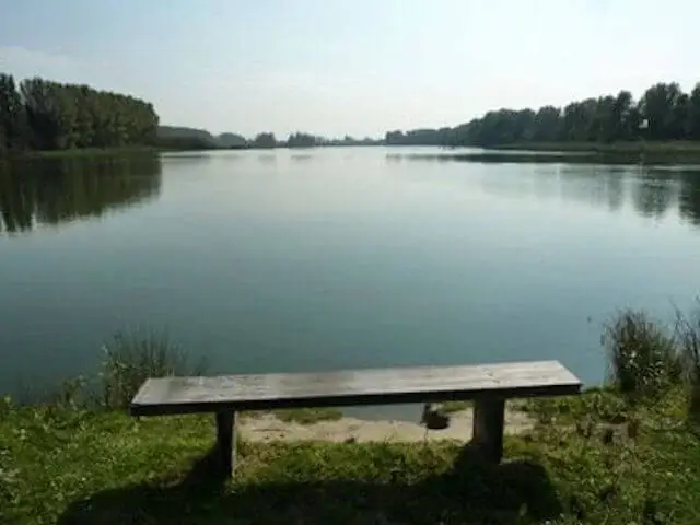 bench at the Canisvlietsche Kreek