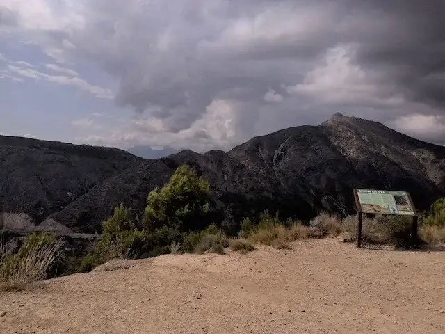 view on Puig Campana