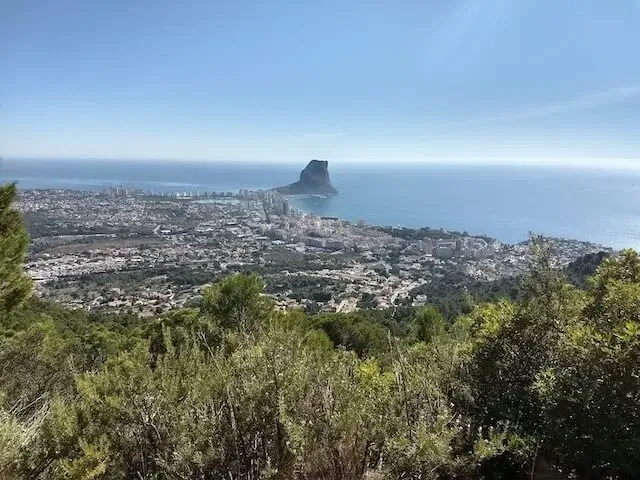 stunning view on the Peñón de Ifach
