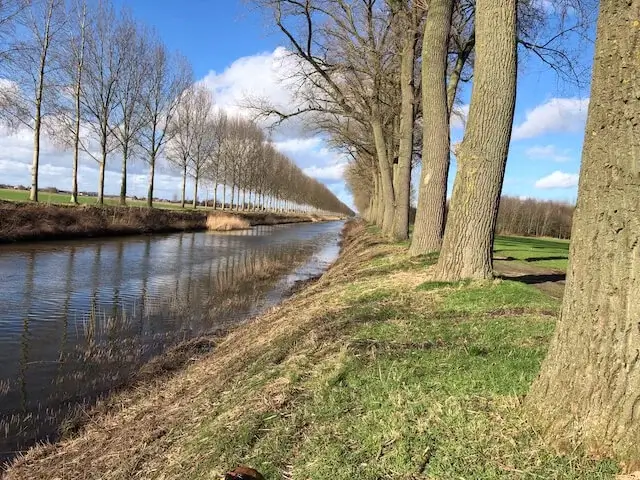 wandeling door het natuurgebied het leen en langs het schipdonkkanaal