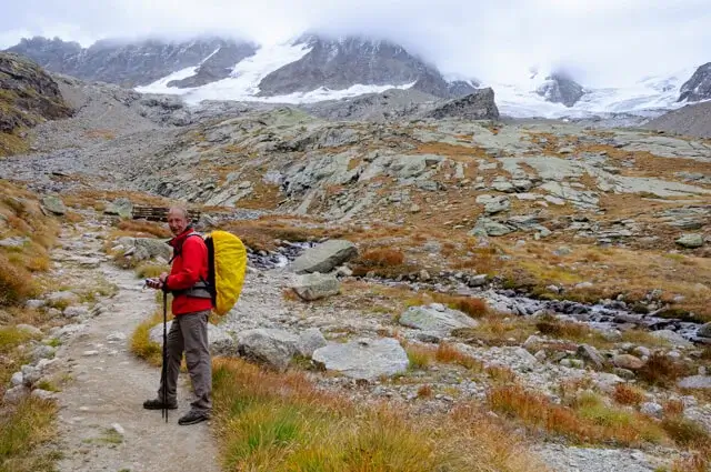 path to Rifugio Chabod