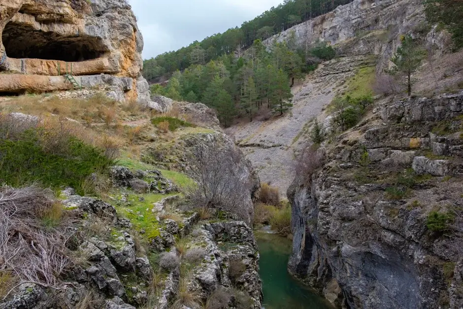 zicht op de kloof van Los Arcos
