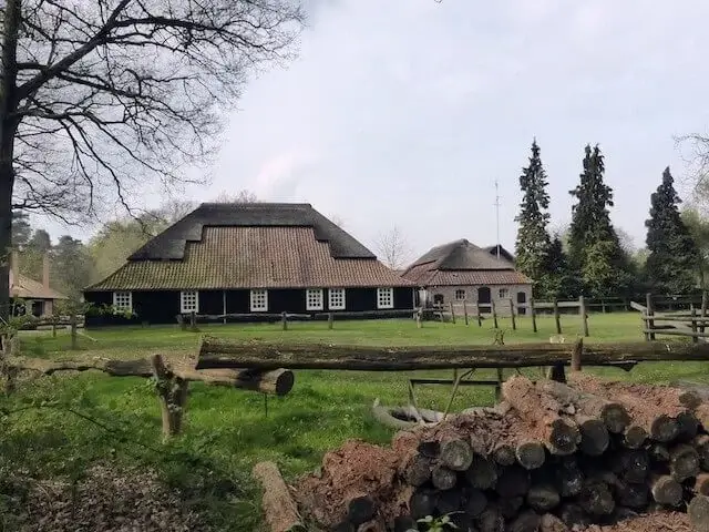 prachtig rieten dak