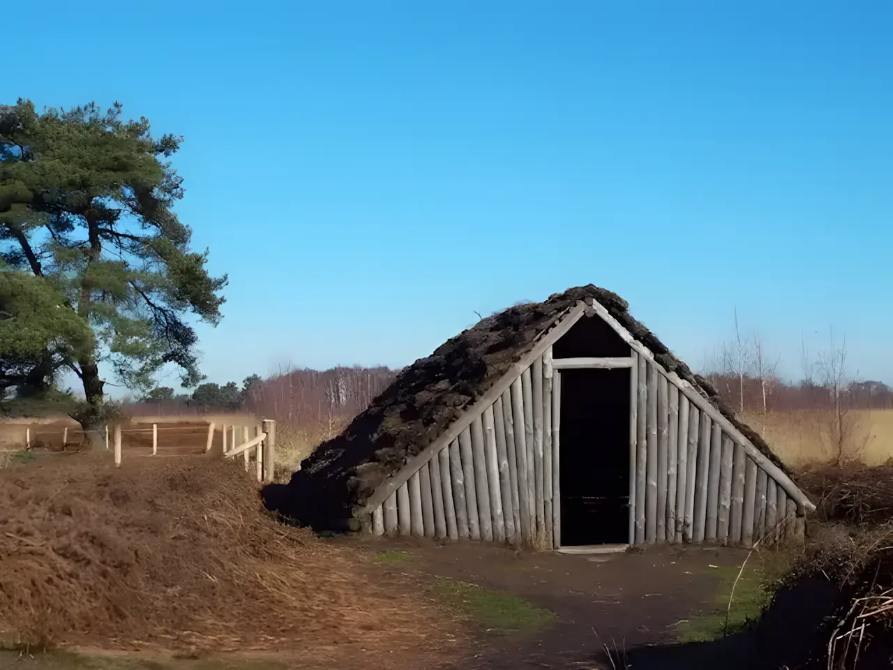 wandeling langs de Pijp in de Groote Peel