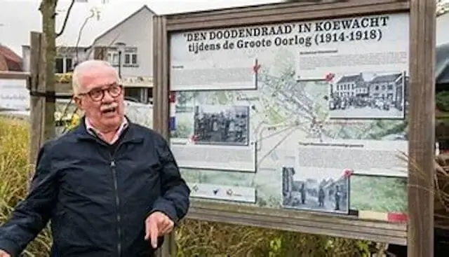 inforbord over den doodendraad