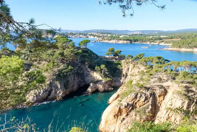 aan uitzichtpunt Punta dels Canyers