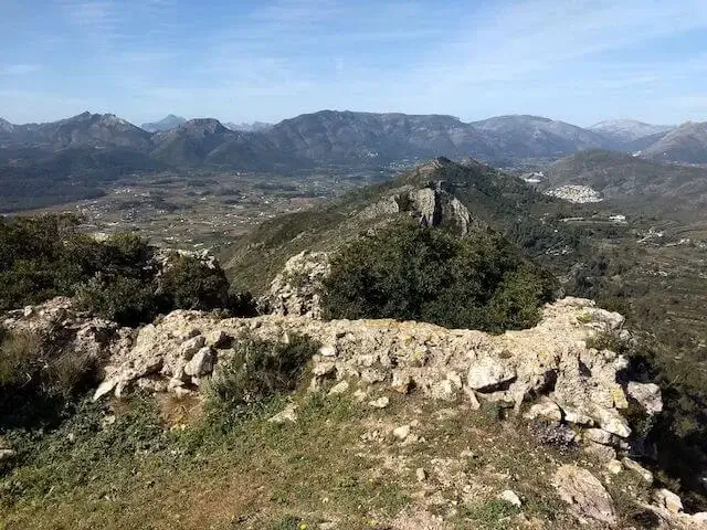 ruins of Castell d'Aixa