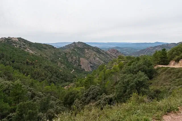 uitzicht nabij de Collado de Ibola