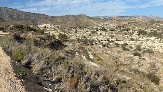 het dorre landschap