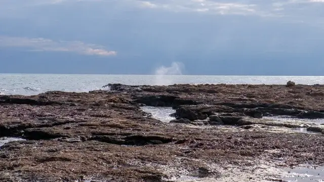 mooi zicht op de zee