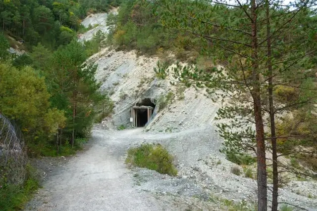 entrance of the second tunnel
