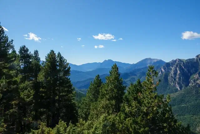 first view on the valley