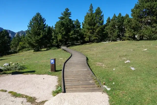 nice boardwalk at the recreation area of Orris