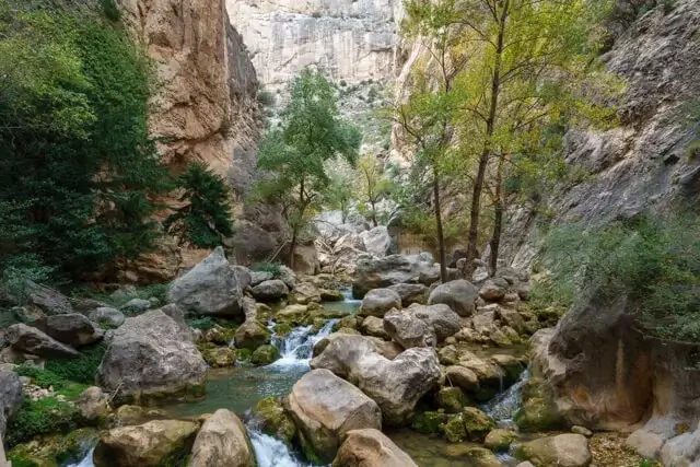 a lot of rocks in the river