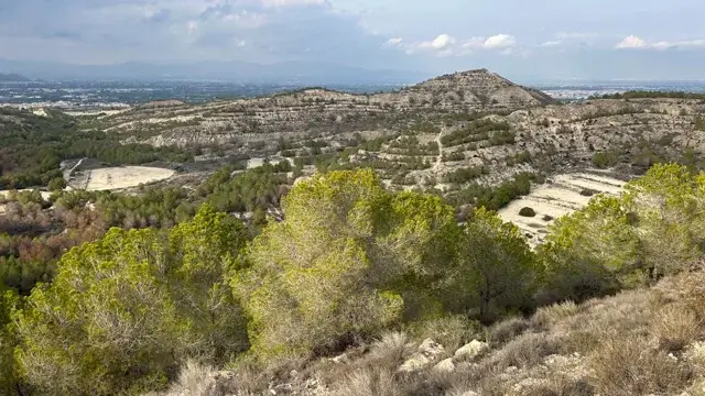 mooi panorama vanop het uitzichtpunt