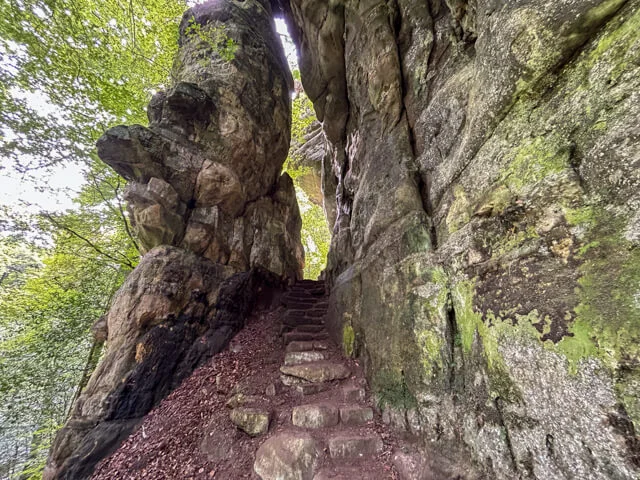 wandeling door de Kuelscheier in het müllerthal