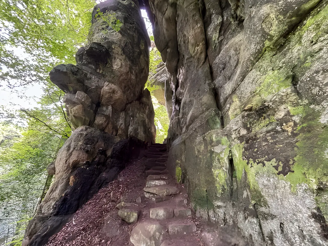 Wandelen door de Kuelscheier in Klein Zwitserland