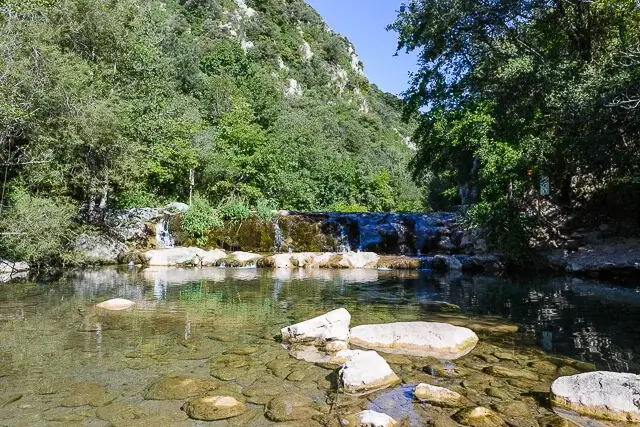 klein watervalletje aan de sant aniol rivier