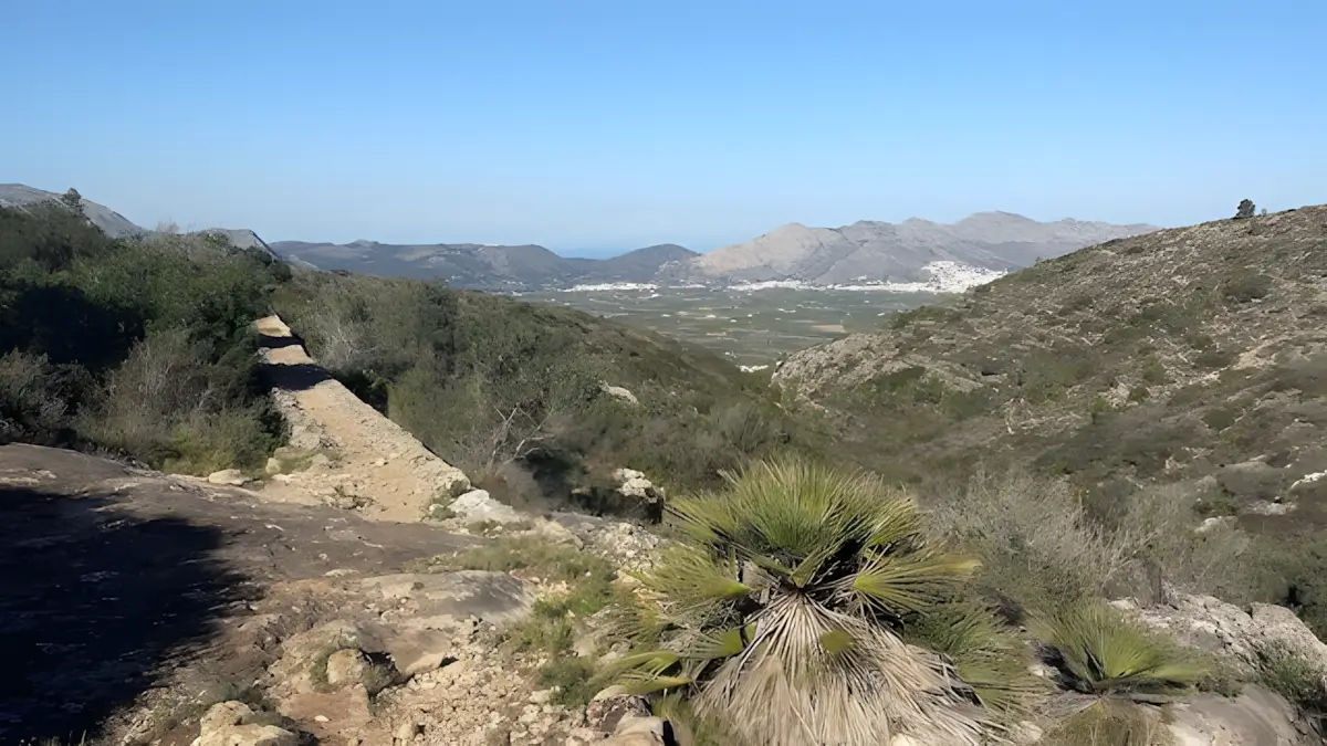 uitzicht op de de Sierra de Segaria