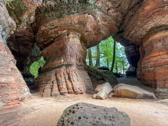 Naar de Altschloßfelsen