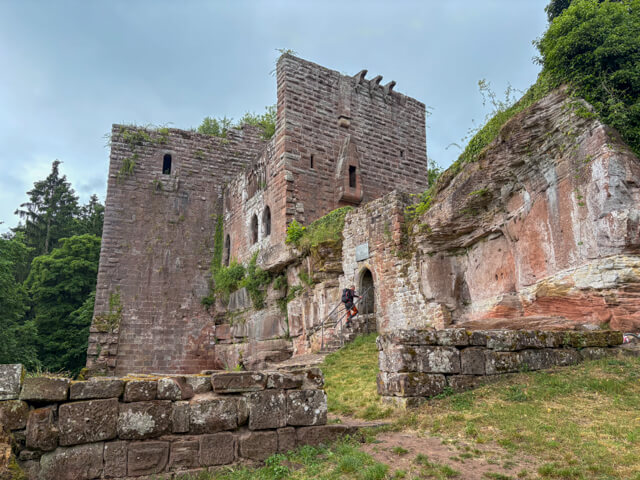 Naar kasteel Wasenbourg