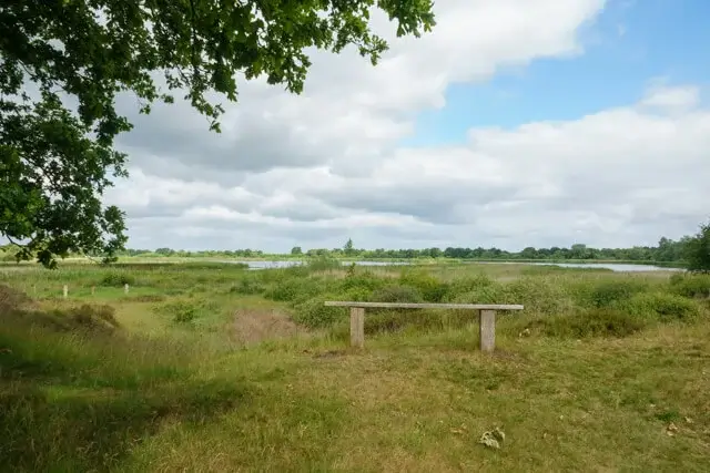 zitbank met mooi uitzicht
