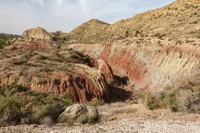 Door het natuurgebied van Algezares