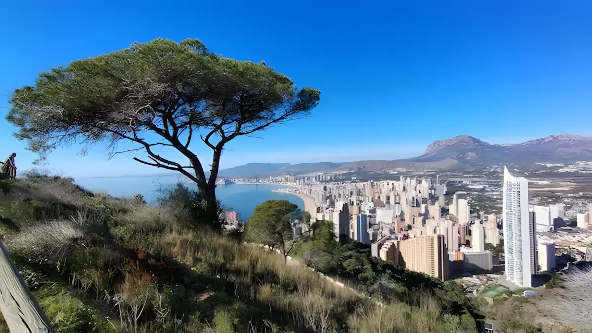 mooi uitzicht op Benidorm